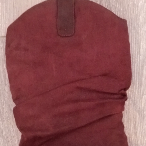 NWOT 🎉Host Pick!🎉Brown Suede Like Heeled Knee Boots - Picture 6 of 7